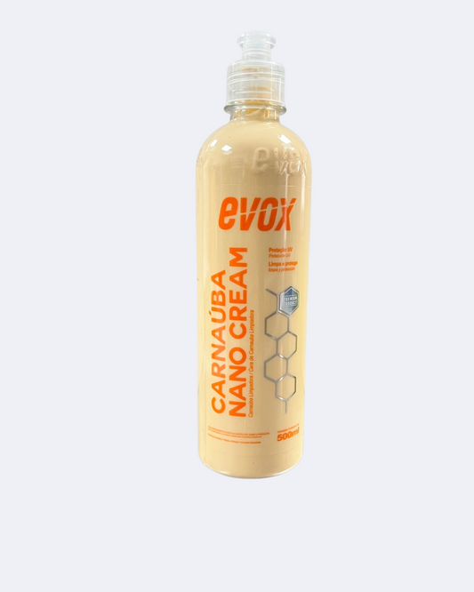 Cera de Carnauba Nano Cream 500ml Evox – Brillo y Protección Superior