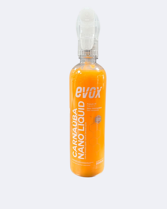 Cera Líquida Spray de Carnauba Evox Nano Liquid 500ml – Brillo Rápido y Protección
