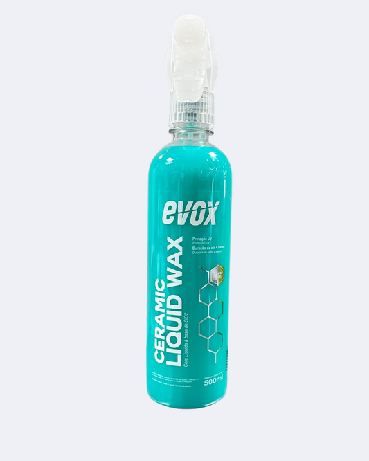 Cera Líquida Automotiva Proteco UV Ceramic Liquid Wax Evox 500ml – Protección y Brillo Avanzados