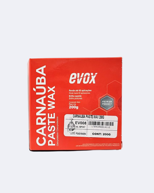 Cera en Pasta Carnaúba Paste Wax Evox 200g