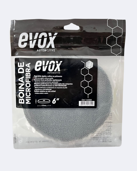 Boina de Microfibra 6" Evox – Corte y Refino Profesional